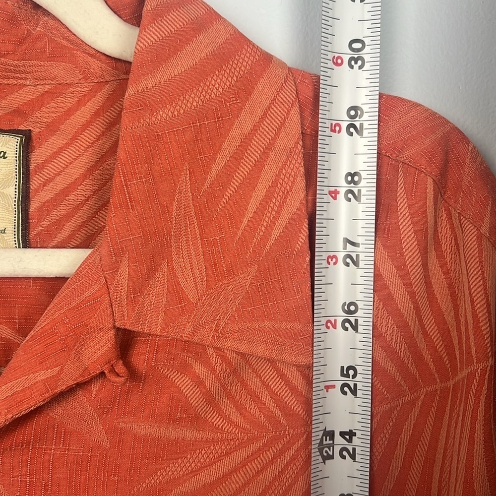 Jamaica Jaxx 100% silk tropical Hawaiian button down mens medium shirt - Picture 8 of 9
